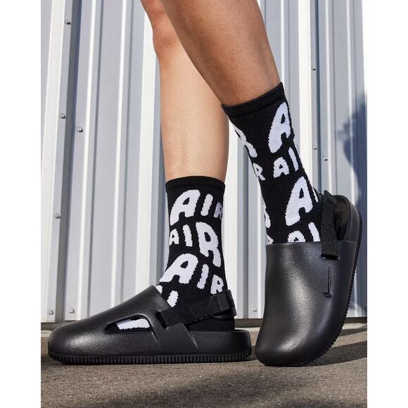 Nike Calm Removable Heel Strap Water Proof Foam Women Size 6 Mules FB2186 001 - Picture 2 of 12